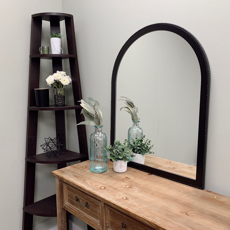 Miroir pleine grandeur Armonta, Noir mat