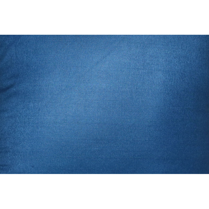 Coussin en soie unie de qualité supérieure, Bleu royal