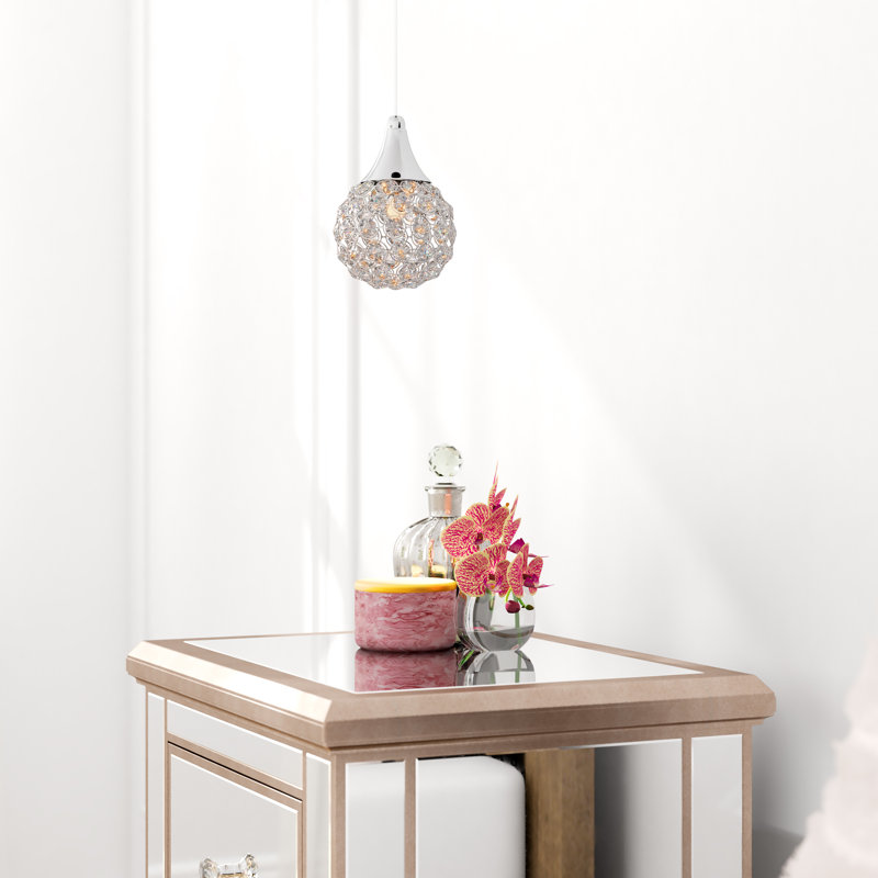 Luminaire suspendu sphère 1 lumière Freddi