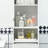 Slim Bathroom Storage Cabinet, Tall Bathroom Cabinet, Linen Tower With Open Shelf, Drawer, Recessed Doors, And Adjustable Shelves