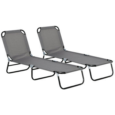 Olka 190cm Long Reclining Chaise Lounge Set