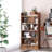 5-Shelf Multi-Functional Modern Wood Bookcase,-1767219421