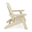 Chaise pour jardin et extérieur - Porte-gobelet intégré à dossier incurvé St. Profitez de la détente à l'extérieur, sur le patio, dans le jardin, au bord de la piscine