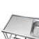 Stainles Steel Double Bowl Kitchen Utility Sink Set & Prep Table