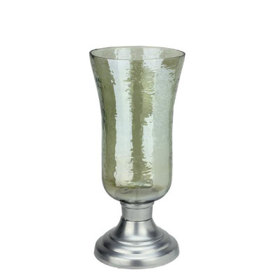 Porte-bougie décoratif 15,5 po Golden Luster Hurricane