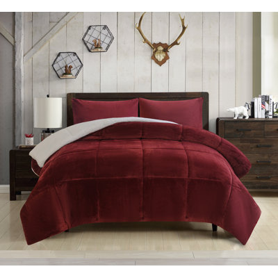 Mountain Ridge Boxed Polyester Box Stitch Solid Colour Comforter
