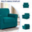 Stretch Separate Box Cushion Armchair Slipcover-1446600107