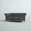Causeuse Chesterfield 80 po Navas