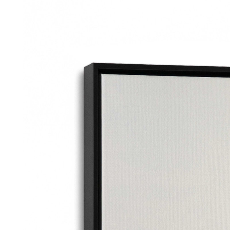 Ensemble de 2 paysages nuageux, H 13 po x l 26 po, Cadre flottant noir satiné