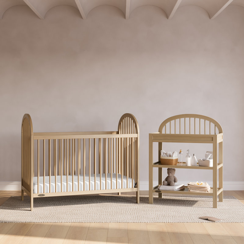 Table à langer avec coussin Olivia, Bois flotté