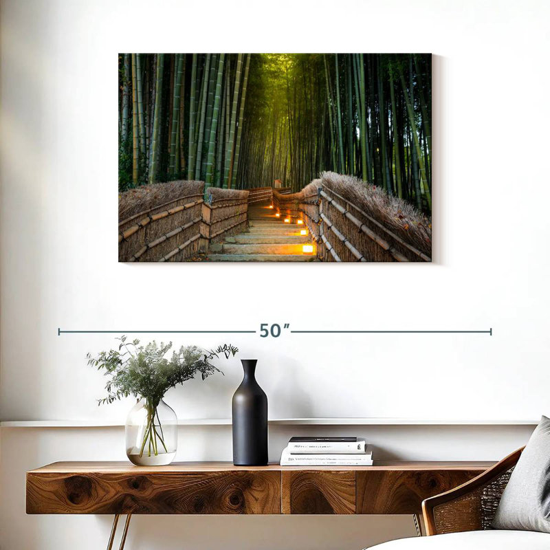 Forêt de bambous séchés, Sebbie, Arashiyama, H 24 po x l 36 po
