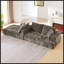 Canapé modulaire surdimensionné en L Chenille-1243703940