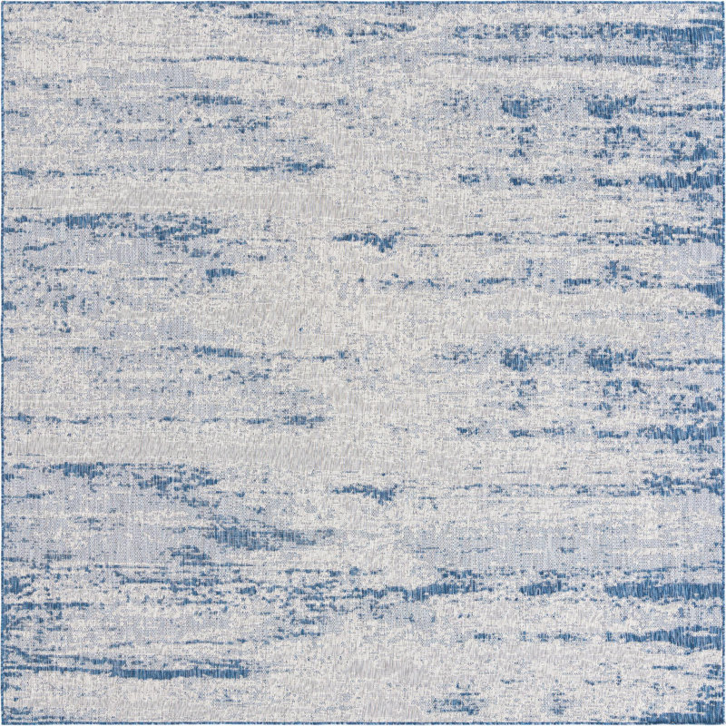 Tapis intérieur / extérieur moderne Penson, Carré 10 pi
