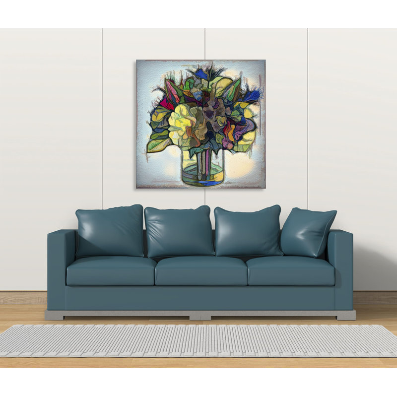 Reproduction sur toile tendue, H 36 po x l 36 po x P 1,5 po