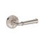 Dunsmoor Privacy Lever with Recessed Round Rose in Lifetime (PVD) Satin Brass-1688194978