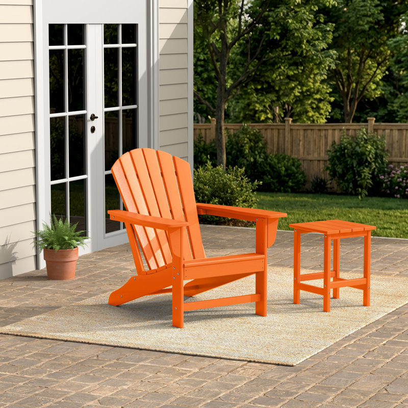  Chaise Adirondack en plastique Altura, Orange