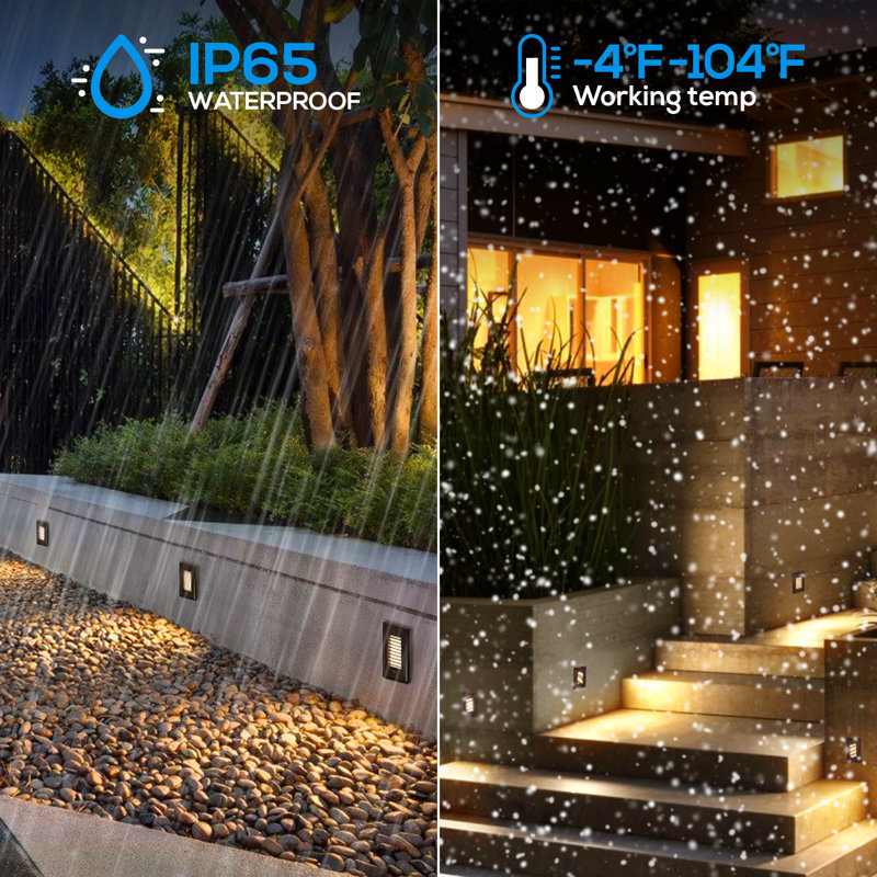 Integrated LED Metal Step Light Pack