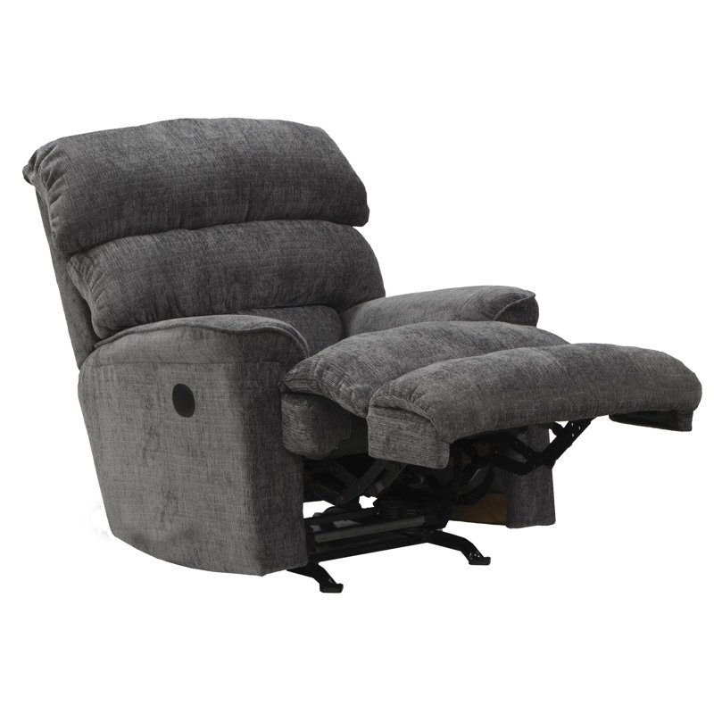 Bibb Upholstered Power Recliner, Gray