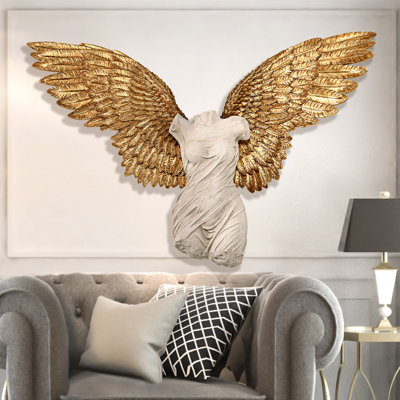 Décoration murale ange torse féminin Take Flight