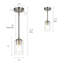 Luminaire suspendu simple 1 lumière Breely