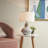 Black/White Geometric Stripe Porcelain Table Lamp