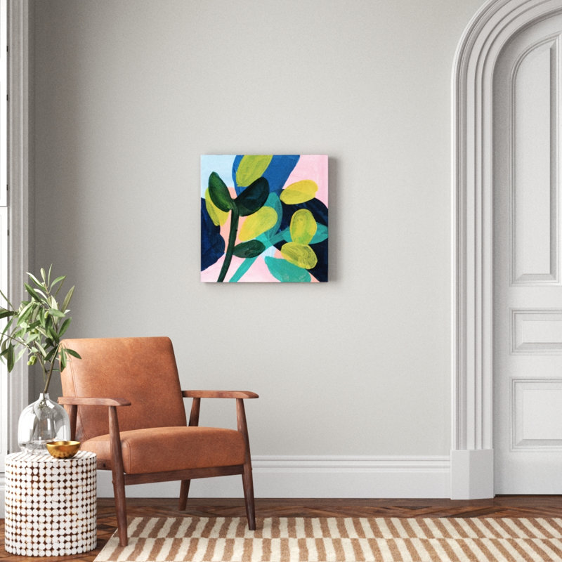 « mai branches ii », peinture, H 24 po x l 24 po x P 1,5 po, Toile tendue