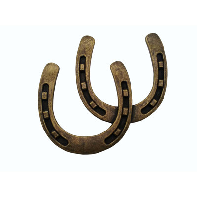 Double Horseshoe 2 1/2'' Center to Center Novelty Pull