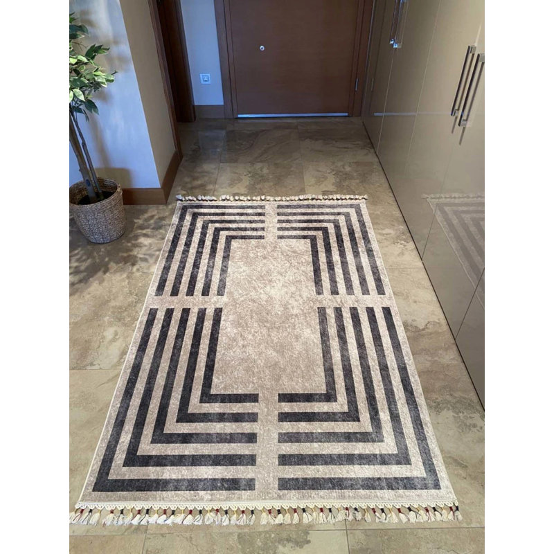 Tapis Toscana avec envers antidérapant, Carré 2 pi 7 po