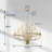 39in Gold Farmhouse Chandelier