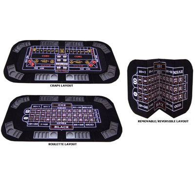 JP Commerce Wood Poker Table Cover