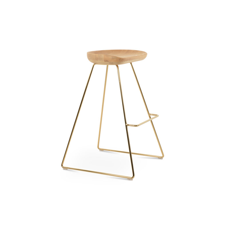 Tabouret de bar Cattelan PR, Doré / naturel