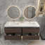 Ensemble de meuble-lavabo double 70 po-1547879107