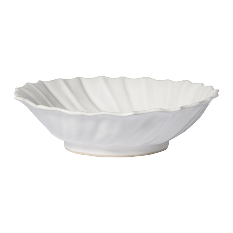 Incanto Stoneware Serving Bowl, White