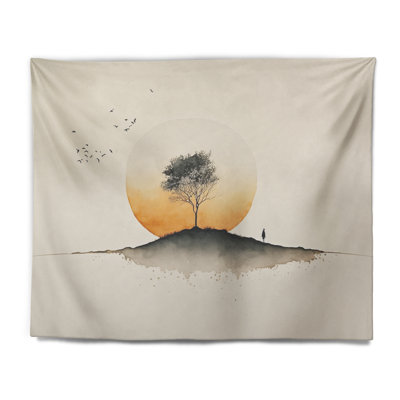 Tapisserie en polyester avec des punaises