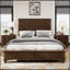 Base de lit plateforme haute en bois massif-309065472-309065487