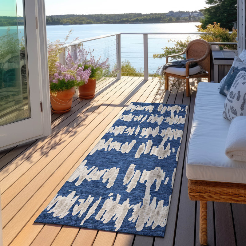 Tapis intérieur / extérieur Maliana, Tapis de couloir 2 pi 3 po x 7 pi 6 po