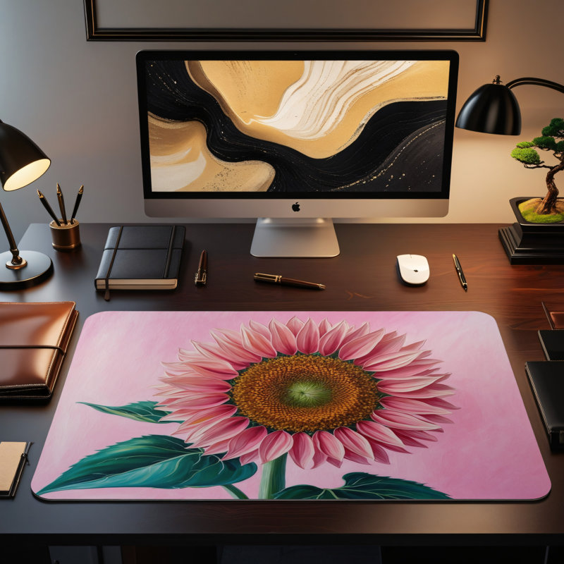 Polyester Desk Pad, 31.5x15.5