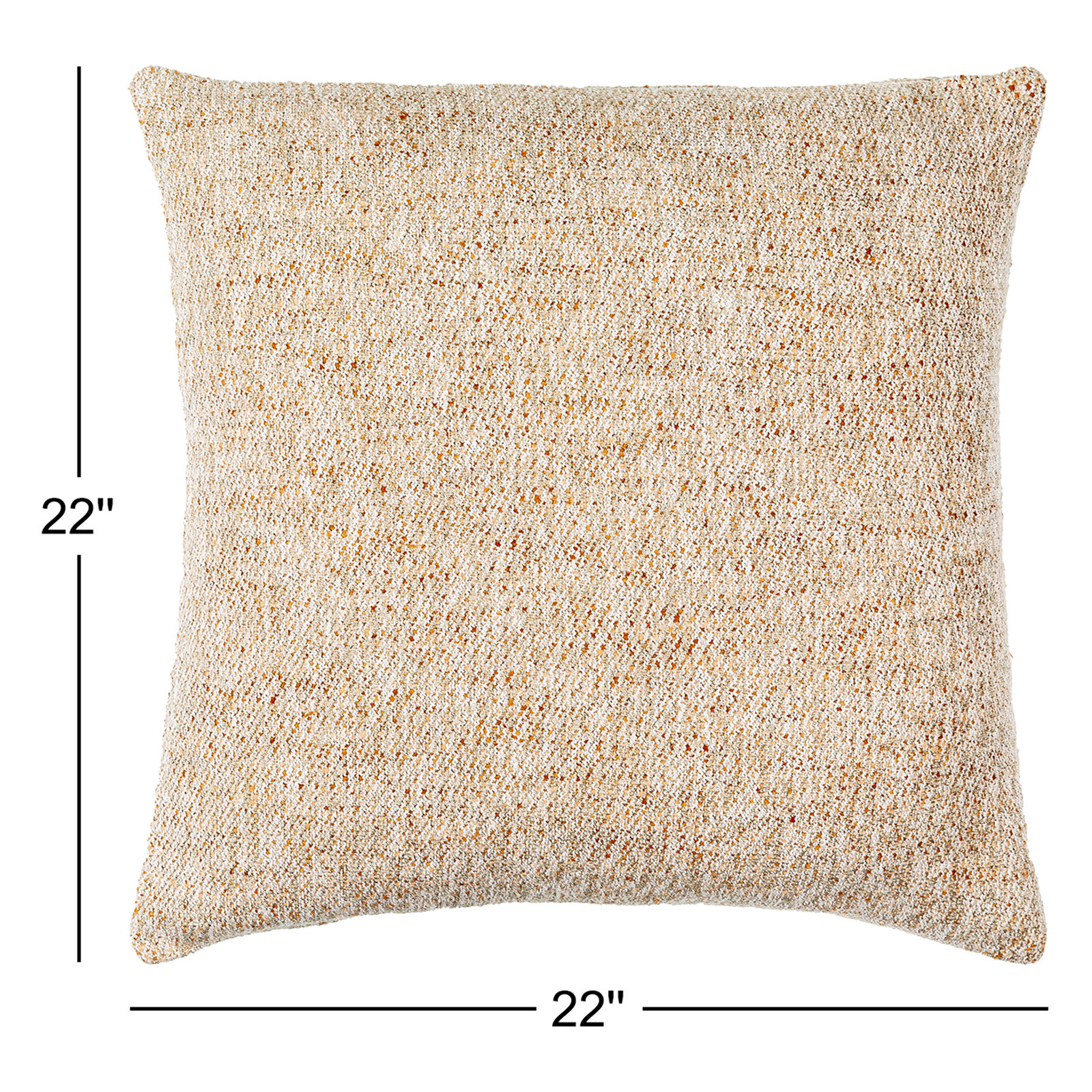 Alcona Pillow Cover, 22" x 22", Down