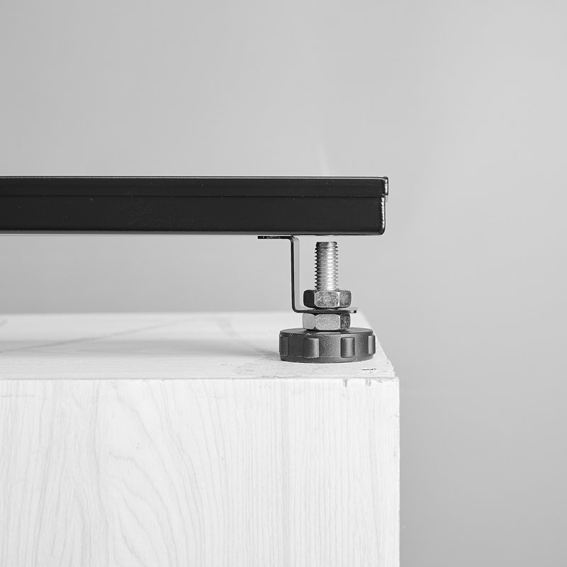 Drain de douche en acier inoxydable, Noir mat