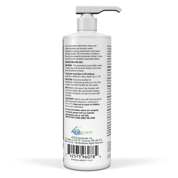 Aquascape Clean for Fountains 16 oz Water Treatment