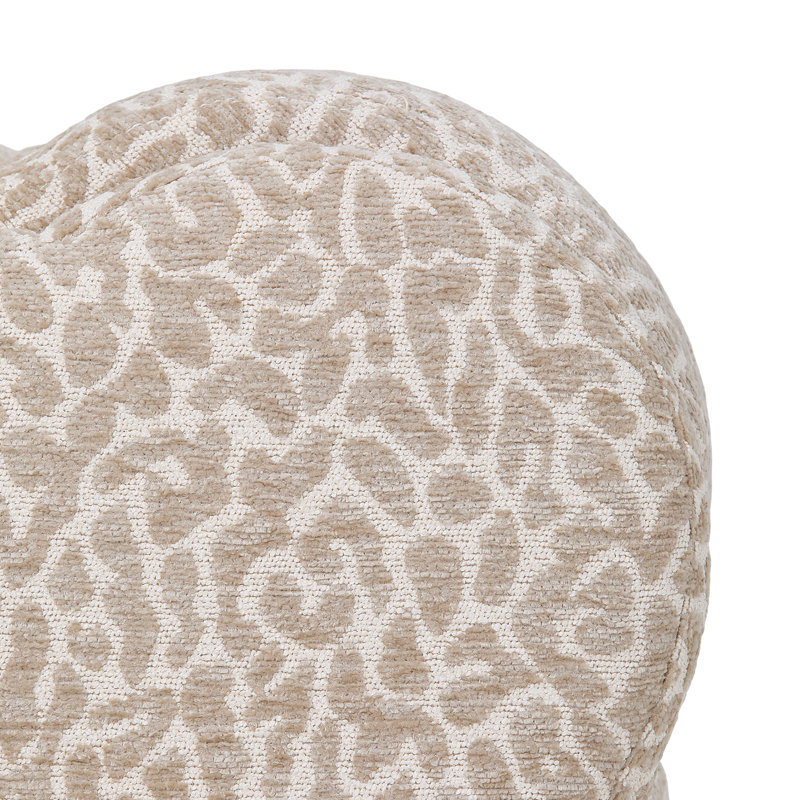 Chenille Upholstered Storage Ottoman Footstool