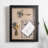 Mallick 14'' H x 11.5'' W Solid Pine Shadow Display Case with Linen Liner-93758307