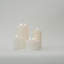 Grande bougie colonne sans flamme champagne-491908929
