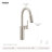 Moen Inara One-handle High Arc Pulldown Kitchen Faucet with Power Boost-111113454