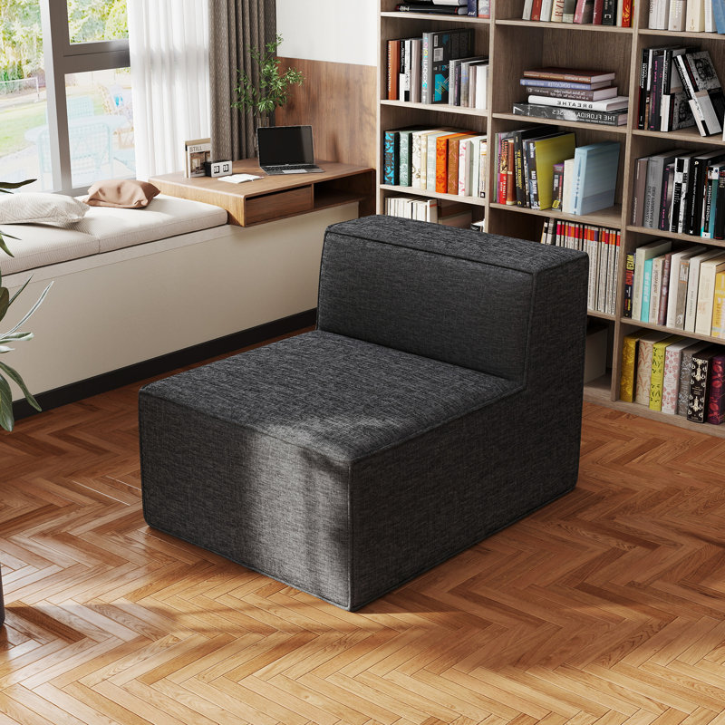 Fauteuil de coin Compression Comfy Cloud, Noir
