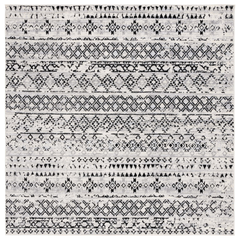 Sachiko Tulum Performance Southwestern Rug, Square 6'7"