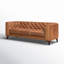 Peale 89'' Full-Grain Genuine Italian Leather Sofa-635018860