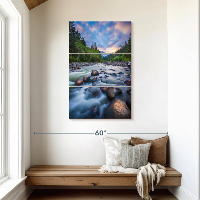 Alvord, Mont Baker River, H 65 po x l 42 po