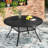4-Person Aluminum Round Patio Dining Table-114986183-107190699