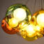 19-Light Cluster Colorful Chandelier 